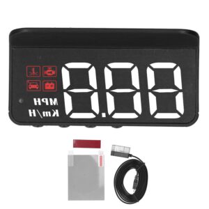 HUD OBD2 con velocidad, temperatura y voltaje en tiempo real, función de alarma, compatible con coches desde 2004, ideal para viajes y competición