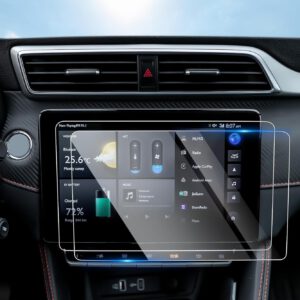 Protector de pantalla SHAOHAO para MG ZS SUV 2022 2023 2024, accesorio GPS de 10,1″, nano película PET resistente a arañazos, reduce huellas, dureza 4H, 2 piezas