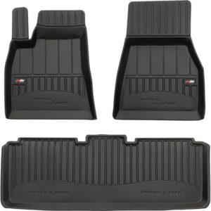 Alfombrillas de goma MOTOS para Tesla Model S 2012-2021, mejora la comodidad de tus viajes con alfombrillas 3D antideslizantes para todas las estaciones