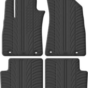 Alfombrillas de goma Gledring compatibles con MG ZS desde 2017, excepto EV, cambio manual, perfil T, 4 piezas