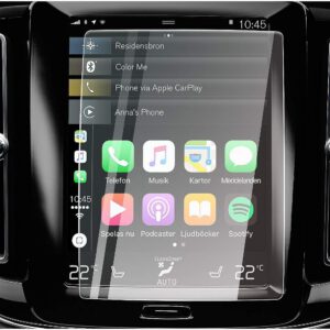 Protector de pantalla de vidrio templado CDEFG para Volvo XC40, XC90 y XC60 CMA, película protectora HD 9H para navegación GPS