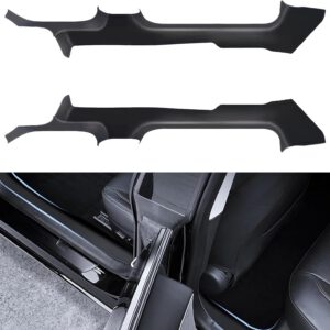 2 protectores de umbral de puerta trasera para Tesla Model 3 Highland 2024, cubierta de placa para accesorios Tesla