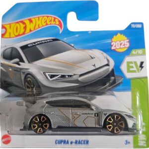 Hot Wheels Cupra e-Racer, HW EV 4/10, HYX46, tarjeta corta, Good Year, plata, Mattel 2025, escala 1:64