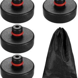 4 almohadillas de goma para gato hidráulico compatibles con Tesla Model 3/Y/S/X, adaptador Jack Pad para puntos de elevación Tesla