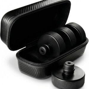 Juego de 4 Tesla Jack Pad con estuche de almacenamiento, soporte de elevación, almohadillas de goma sin olor compatibles con Tesla Model Y/S/X/3 2016-2025