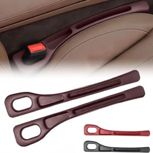 2 rellenos para hueco de asiento Volkswagen Multivan T7 Long 2021-2025, evita que caigan objetos y permite guardar cosas pequeñas, marrón