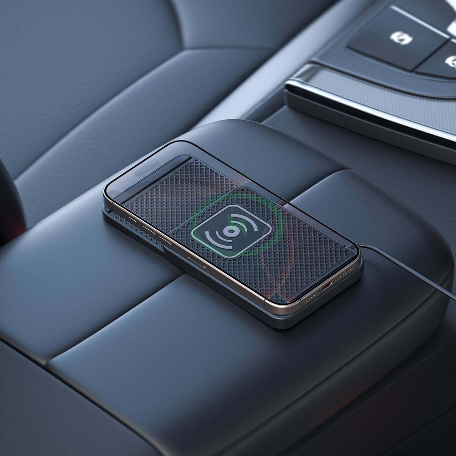 Cargador Inalámbrico Coche para BYD Yuan/Yuan Plus/Yuan Up, Cargador Inalámbrico para Coche Panel Antideslizante, Inalámbrica para Coche,1M-Type C - Image 2