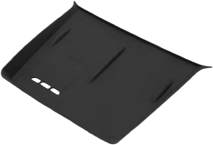 Cargador inalámbrico para BYD Sealion 07 EV 2024-2025, bandeja de silicona para accesorios de coche con protección contra arañazos, 25 x 22 x 3 cm, color negro - Image 2