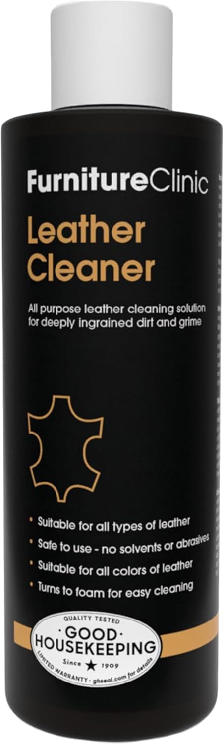 Furniture Clinic Leather Ultra Clean Multi-Purpose Leather Cleaner - Leather Cleaner for Sofas - Leather Cleaner for Car Interior - Deep Cleans Leather - 250ml - Image 2