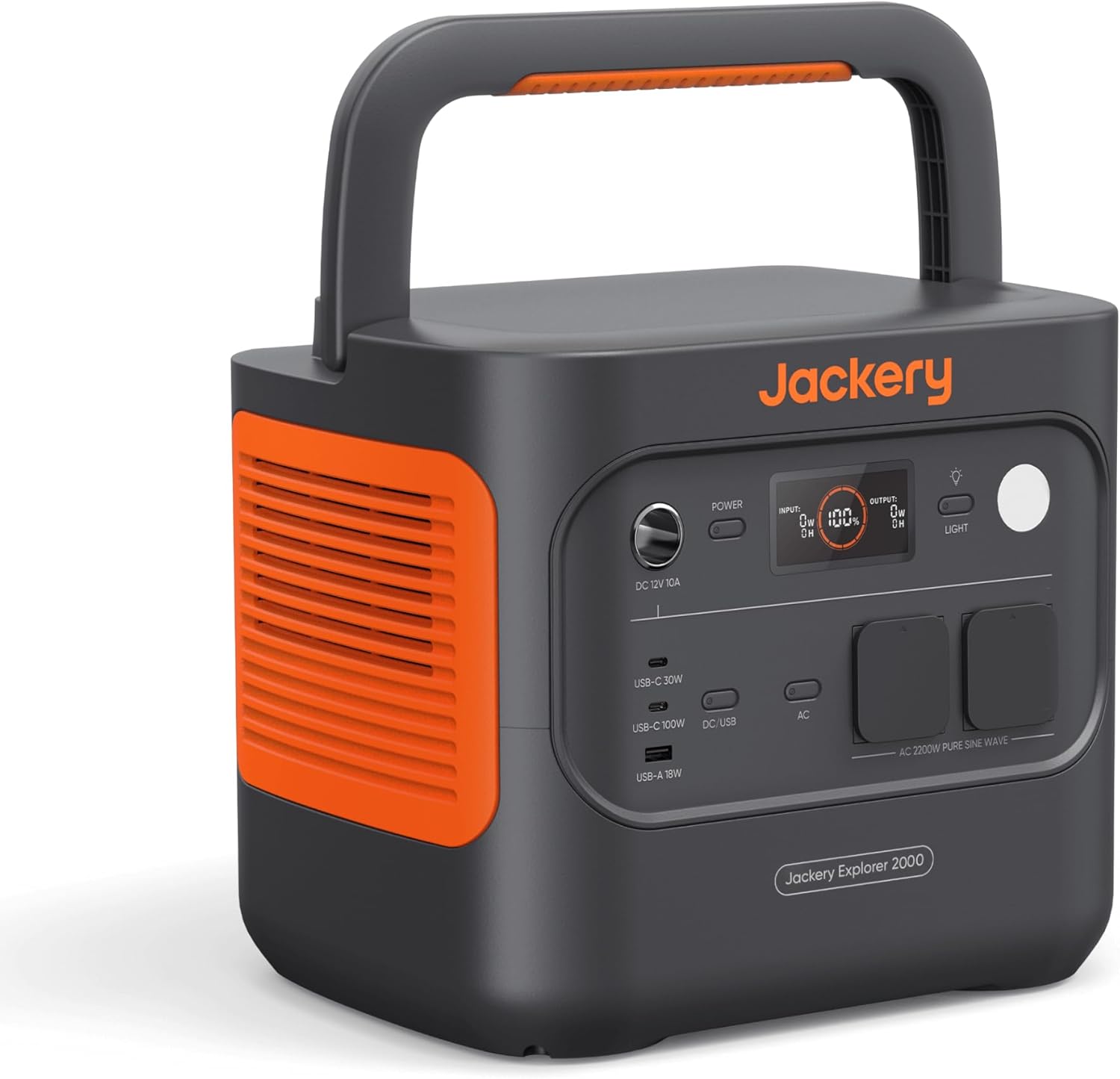 Jackery Explorer 2000v2 Portable Power Station, 2042Wh/2200W LiFePO4, High Power Battery (Max 4400W), Solar Generator, 0-80% Fast Charging in 52 Min for Camping, RV, Blackout - Image 2
