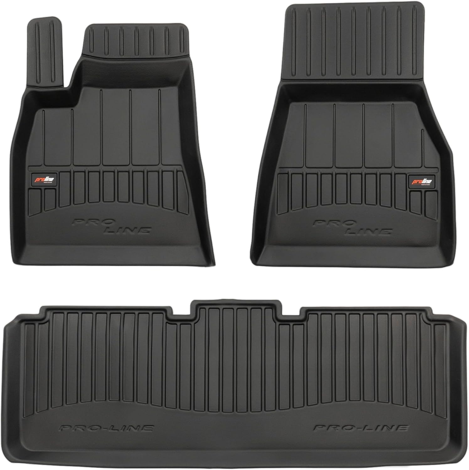 MOTOS Rubber Floor Mats for Tesla Model S 2012-2021 Improve the Comfort of Your Travels with 3D Car Non-Slip Mat- Multi-Season Car Mats - Image 2