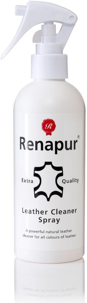 Renapur Natural Leather Cleaner Spray 250ml Deep Cleaning Formula for Car Interior Sofas Footwear Clothes and Saddles - Presentation May Vary - Image 2
