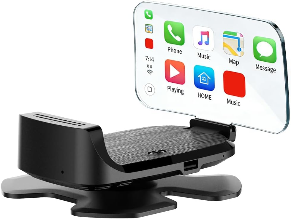 Pantalla CarPlay para Citroen C Quatre y C Triomphe, adaptador Apple CarPlay inalámbrico, HUD, radio con navegación, asistente de voz y FM