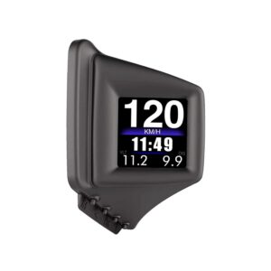 Head Up Display para coches, pantalla giratoria en el coche, muestra datos de conducción, velocímetro GPS y OBD, apto para todos los coches