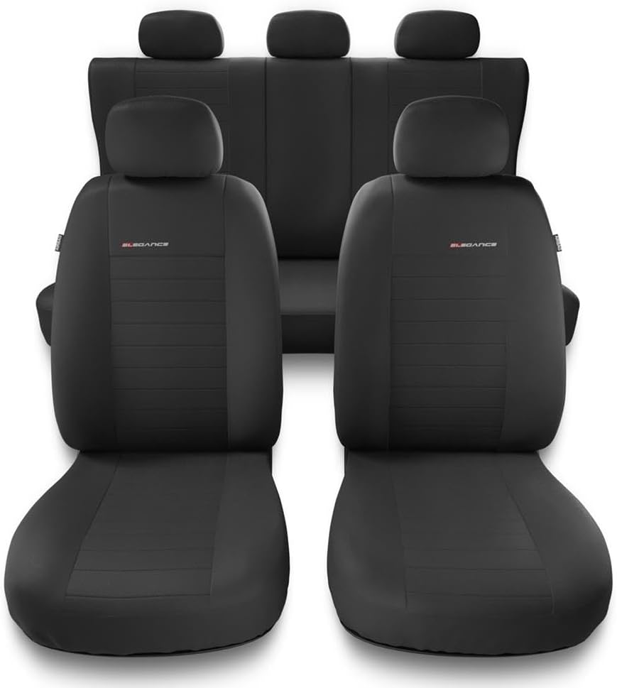 Fundas universales Mossa para asientos compatibles con Hyundai Atos I y II 1997-2008, UNE-4