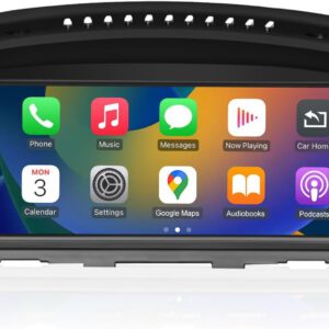 Radio Road Top de 8,8″ con CarPlay, Android Auto y MirrorLink para BMW Serie 3/5 con sistema CCC E60 E61 E90 E91 E92 2005-2010, receptor táctil