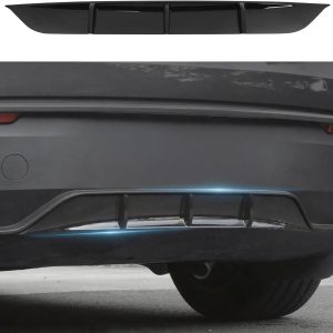 Difusor de parachoques trasero para Tesla Model Y Juniper 2025 2026, spoiler inferior ABS, negro brillante, no apto para Standard 2026