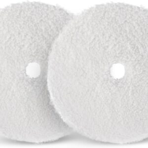 Almohadilla de pulido de microfibra SPTA, 2 piezas de 125 mm, aplicador de esponja para limpieza de pintura, pulido y cera