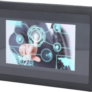 Pantalla táctil PLC Asixxsix, panel HMI de 4,3″, resolución 480 x 272, CPU ARM9 600 MHz, memoria DDR2 8 MB para control PLC serie FX3U