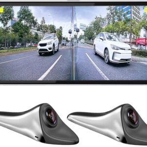 Cámara de punto ciego SPORTARC para coche, monitor de aparcamiento lateral, pantalla IPS de 6,25″, AHD 720 x 1560P, visión nocturna, para la mayoría de vehículos