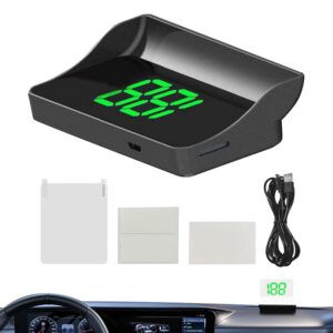 Pantalla digital de velocidad para coche, proyector HUD GPS para parabrisas, velocímetro para SUV, camiones, autobuses y vehículos