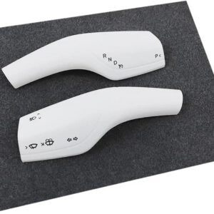 Decoración interior para Tesla Model 3/Y, funda de volante, marco embellecedor para panel, pomo de cambio y pegatina interior, color 3