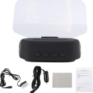 Pantalla de navegación para coche, sistema OBD2 + GPS HUD, proyector digital universal de velocidad