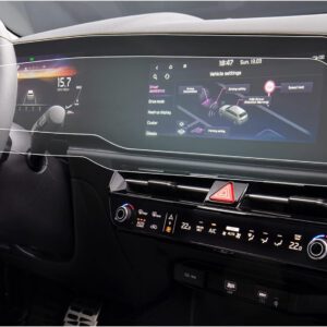 Protector de pantalla CDEFG compatible con Kia Niro 2022 2023 2024 2025 2026 SG2, accesorios de navegación, pack de 2