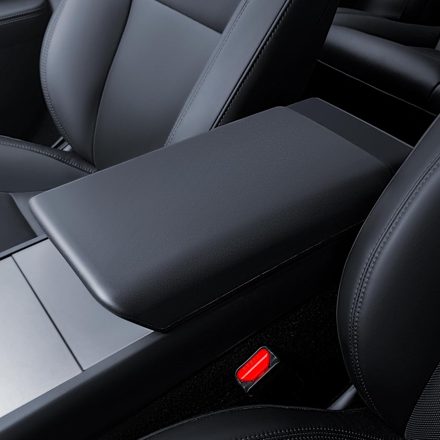 Cubierta de reposabrazos central para Tesla Model Y 2025-2026 y Model 3 2024-2026, TPE impermeable y antideslizante, accesorios Tesla Juniper Highland, negro
