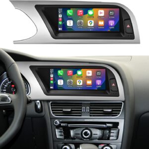 Radio Road Top con pantalla táctil de 8,9″, CarPlay inalámbrico y Android Auto para Audi A5 2009-2015 con 2G MMI, navegación y MirrorLink