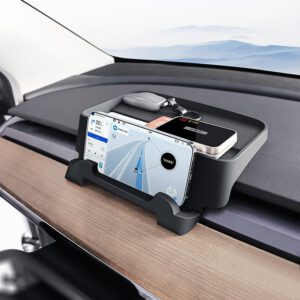 Bandeja organizadora Topfit para panel de instrumentos Tesla Model Y/Model 3, soporte para teléfono y gafas, accesorios interiores Tesla