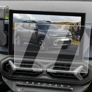 Protector de pantalla ECOZEN para Dacia Duster 3 2024 2025, vidrio templado 9H de 10,1″ para navegación, grosor 0,26 mm, antirrayaduras y antihuellas