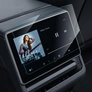 Protector de pantalla trasera para Tesla Model Y 2025-2026 y Model 3 2024-2026, vidrio templado 9H antirreflejos y antihuellas