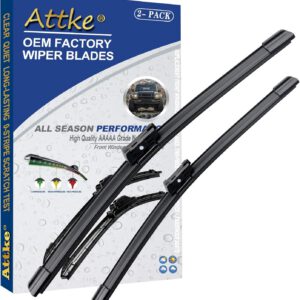 2 escobillas limpiaparabrisas delanteras 26″+19″ para Tesla Model 3 2017-2023 y Tesla Model Y 2020-2022, calidad original OE, pack de 2