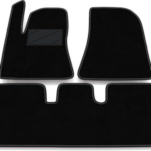 Kit de alfombrillas compatible con Tesla Model 3 2020-2025, alfombrillas de moqueta a medida