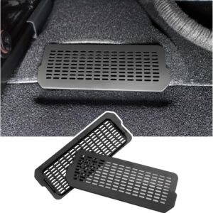 LFOTPP pack de 2 cubiertas para ventilación trasera de asiento Tesla Model 3 Highland 2024 2025, protectores de salida de aire