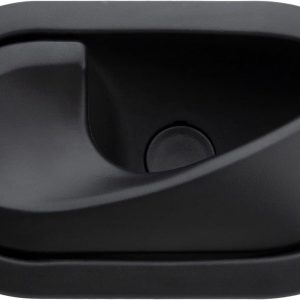 tirador Manija de Puerta Maneta Interior Izquierda Lado del Conductor Delantero o Trasero para Clio Dacia Logan Duster Sandero 8200028487 (negro mate)