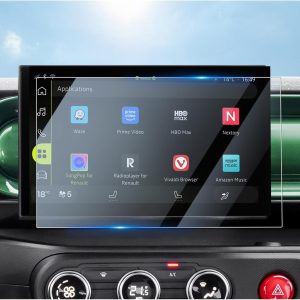 SHAOHAO Compatible con Renault Twingo E-Tech 2026 2027 10 pulgadas navegación película protectora resistente a los arañazos para vidrio templado Renault Twingo E-Tech accesorios