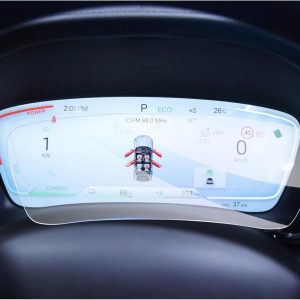 GAFAT Compatible con BYD Seal U DM-i EV 2024 2025 2026 12,3″ Protector de Pantalla de Instrumentos, Protector de Pantalla de Vidrio para Seal U DM-i LCD Instrumento, Accesorio para Seal U DM-i, 9H