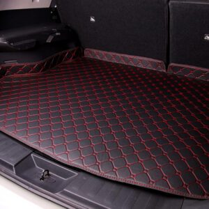 Funda De Maletero De Coche para KIA EV6 2021-2022, Cuero Antislip Alfombrillas para Maletero, Proteccion Interiores Accesorios Coche