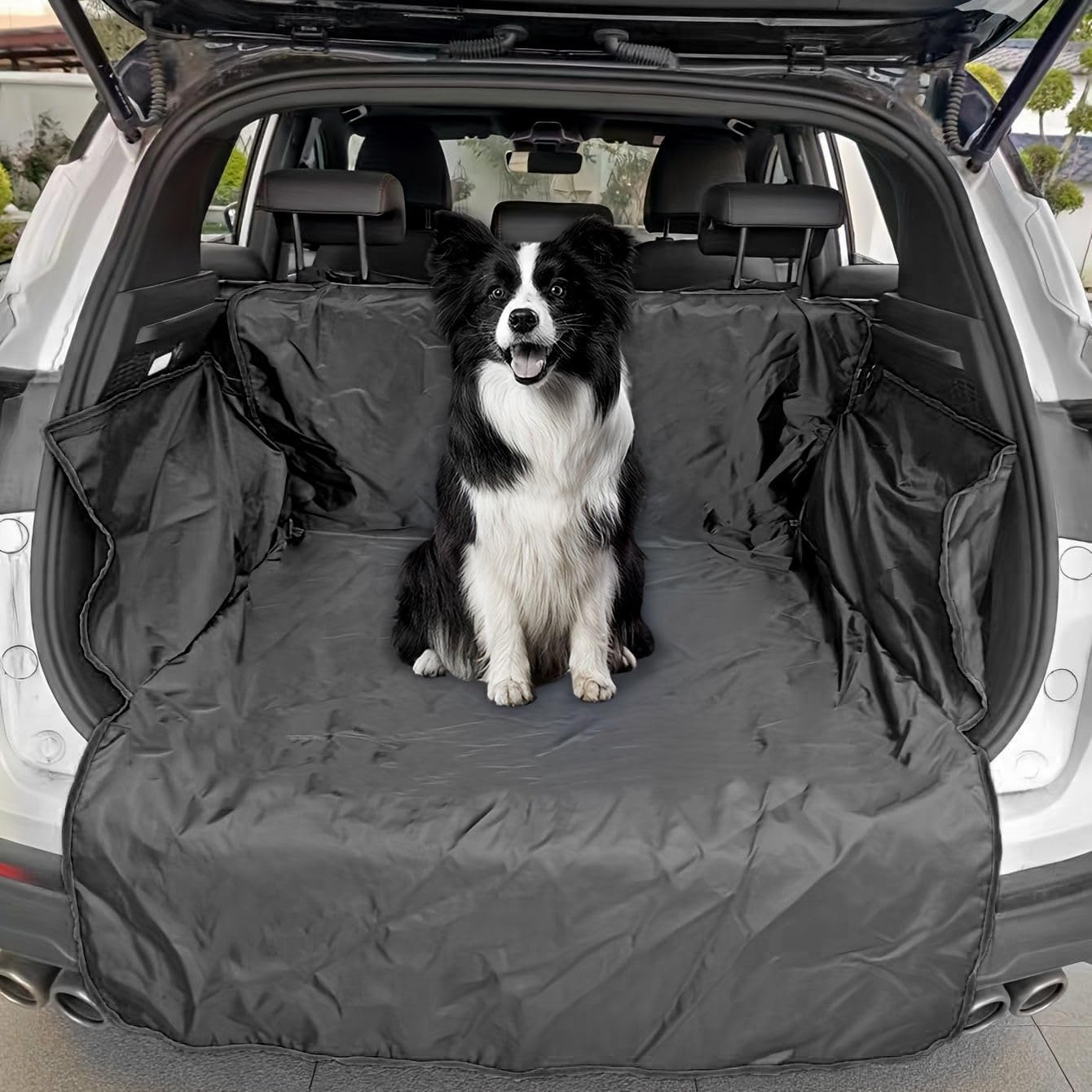 1Piezas Protector de Maletero para Cupra TAVASCAN AB 2024, Funda Impermeable Alfombrilla Resistente Cubierta Antideslizante Protector Perros Coche Duradero,Black