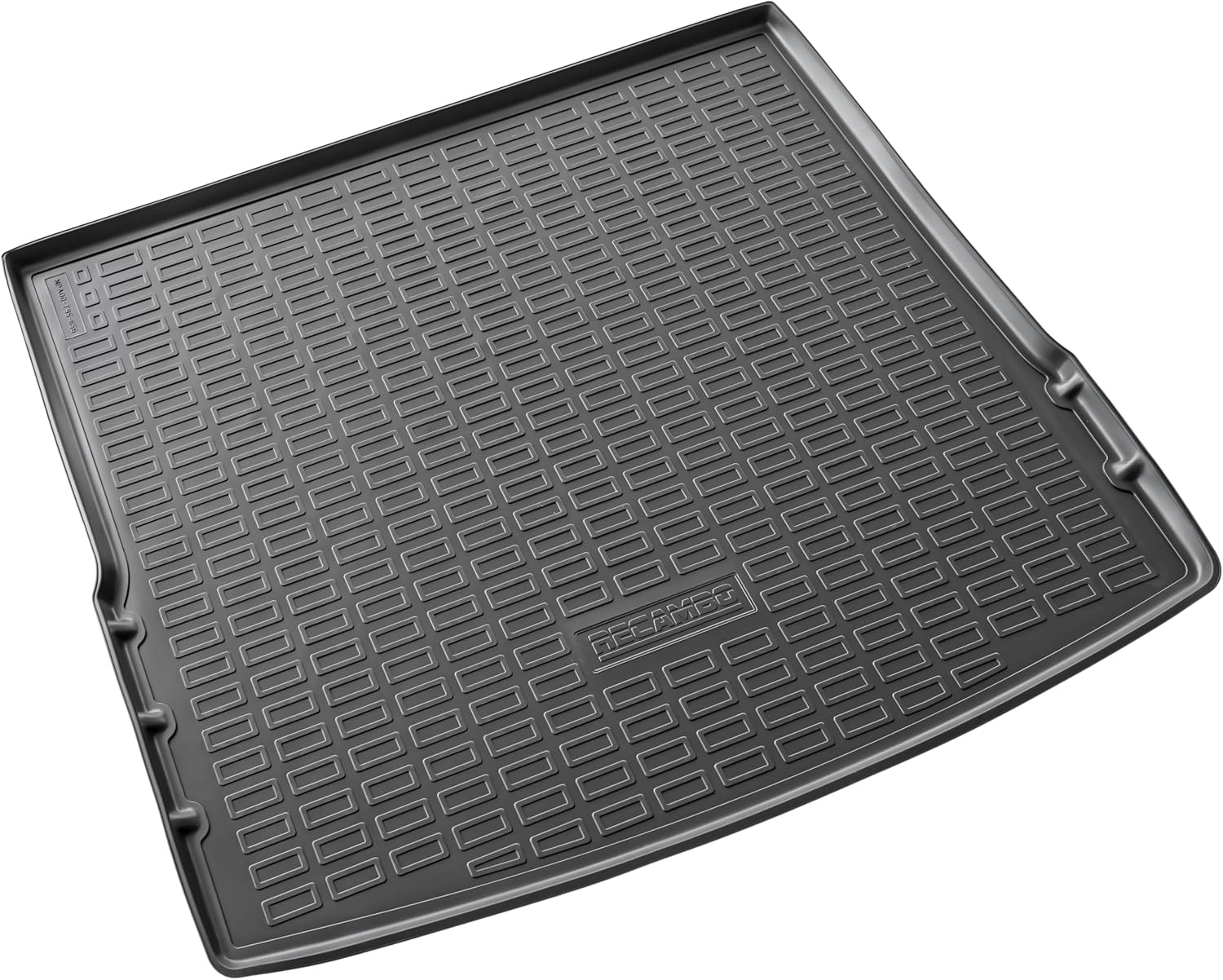 RECAMBO Alfombrilla de goma para maletero de suelo alto, apta para Cupra Terramar (modelos a partir de 2024), ajuste perfecto con borde, antideslizante, goma resistente, fácil de limpiar, protección