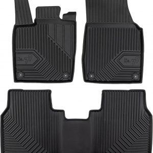 MOTOS Alfombrillas de Goma para Volkswagen ID.7 Desde 2023 Mejore la Comodidad de Sus Viajes con la Alfombra Antideslizante Car No.77- Alfombrillas de Coche para Varias Estaciones
