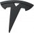 Pegatinas Spigen para emblema delantero Tesla Model 3 Highland 2024, material PC resistente a arañazos, diseñadas para accesorios Tesla Model 3, negro