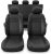 Fundas universales Mossa para asientos compatibles con Hyundai Atos I y II 1997-2008, PRF-S