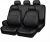 9 Piezas Fundas Asientos Coche, para Renault Megane/Megane R.S/E-Tech IV III II I MK 4 3 2 1 Cuero Protector Cubreasientos Impermeables Cómodo Seat Cover Interior Accesorios