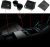 Organizador de consola central para Tesla Model Y Juniper y Model 3 Highland 2024 2025, bandeja de almacenamiento afelpada, pack de 4
