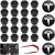 Set Magic Select de tapas centrales de rueda compatibles con Tesla Model 3, kit de 4 tapas centrales + 20 tapas para tuercas