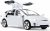 Tesla Model X a escala 1:32, coche de juguete con luz y música, función de retroceso, aleación fundida, ideal para niños de 3+ años y coleccionistas, blanco