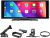 Pantalla ESSGOO compatible con Apple CarPlay y Android Auto, pantalla táctil IPS de 10,26″ con sensor de luz, compatible con Mirror Link, asistentes Google y Siri